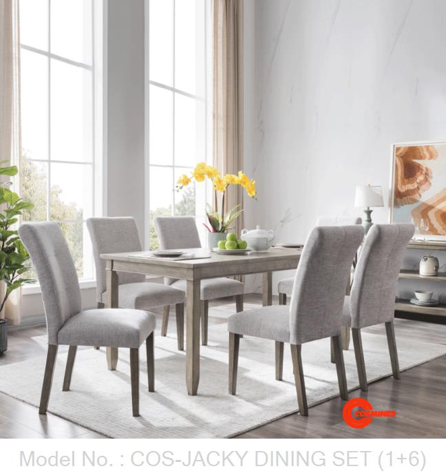 COS-JACKY DINING SET (1+6)